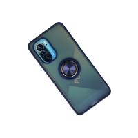 Newface Xiaomi Redmi K40 Kılıf Montreal Yüzüklü Silikon Kapak - Lacivert