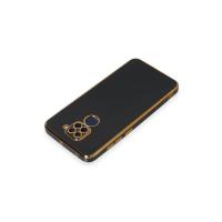 Newface Xiaomi Redmi Note 9 Kılıf Volet Silikon - Siyah