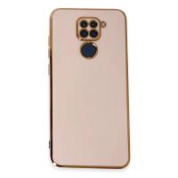 Newface Xiaomi Redmi Note 9 Kılıf Volet Silikon - Pembe