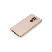 Newface Xiaomi Redmi Note 9 Kılıf Volet Silikon - Pembe