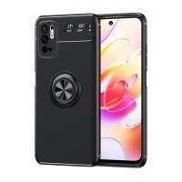 Newface Xiaomi Redmi Note 10 5G Kılıf Range Yüzüklü Silikon - Siyah