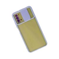 Newface Xiaomi Redmi 9T Kılıf Palm Buzlu Kamera Sürgülü Silikon - Lila