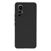 Newface Xiaomi Mi 12 Lite Kılıf Nano içi Kadife Silikon - Siyah