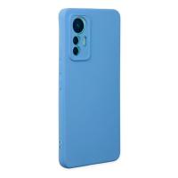 Newface Xiaomi Mi 12 Lite Kılıf Nano içi Kadife Silikon - Mavi