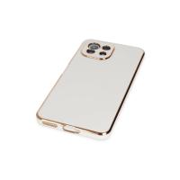 Newface Xiaomi Mİ 11 Lite Kılıf Volet Silikon - Beyaz