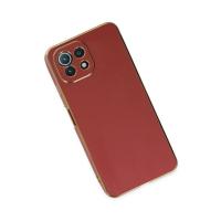Newface Xiaomi Mİ 11 Lite Kılıf Volet Silikon - Kırmızı