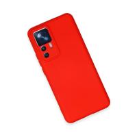Newface Xiaomi Mi 12T Pro Kılıf Nano içi Kadife Silikon - Kırmızı