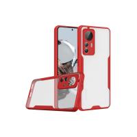 Newface Xiaomi Mi 12T Kılıf Platin Silikon - Kırmızı