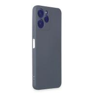 Newface Xiaomi Redmi 12 Kılıf Nano içi Kadife Silikon - Gri