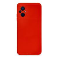 Newface Xiaomi Poco M5 Kılıf Nano içi Kadife Silikon - Kırmızı