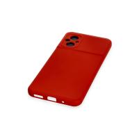 Newface Xiaomi Poco M5 Kılıf Nano içi Kadife Silikon - Kırmızı