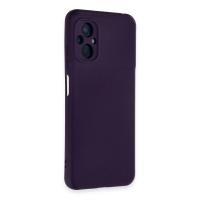 Newface Xiaomi Poco M5 Kılıf Nano içi Kadife Silikon - Mor