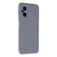Newface Xiaomi Poco M5 Kılıf Nano içi Kadife Silikon - Gri
