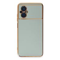 Newface Xiaomi Poco M5 Kılıf Volet Silikon - Açık Yeşil