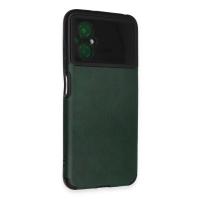 Newface Xiaomi Poco M5 Kılıf Loop Deri Silikon - Yeşil