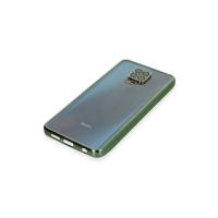 Newface Xiaomi Redmi Note 9 Pro Kılıf Razer Lensli Silikon - Yeşil
