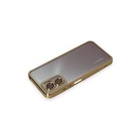 Newface Xiaomi Redmi 10 5G Kılıf Razer Lensli Silikon - Gold