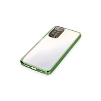 Newface Xiaomi Redmi Note 11 Kılıf Razer Lensli Silikon - Yeşil