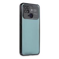 Newface Xiaomi Redmi 10C Kılıf Razer Lensli Silikon - Siyah