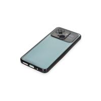 Newface Xiaomi Redmi 10C Kılıf Razer Lensli Silikon - Siyah