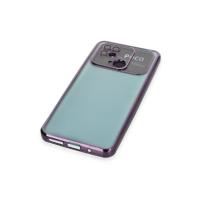 Newface Xiaomi Redmi 10C Kılıf Razer Lensli Silikon - Mor