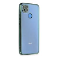 Newface Xiaomi Redmi 9C Kılıf Razer Lensli Silikon - Yeşil