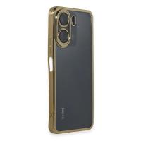 Newface Xiaomi Redmi 13C Kılıf Razer Lensli Silikon - Gold