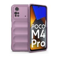 Newface Xiaomi Poco M4 Pro 4G Kılıf Optimum Silikon - Mor