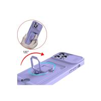 Newface Xiaomi Mİ 11 Lite Kılıf Zuma Kartvizitli Yüzüklü Silikon - Siyah