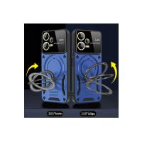 Newface Xiaomi Redmi Note 12 Pro 5G Kılıf Joy Lens Standlı Kapak - Koyu Yeşil