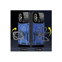 Newface Xiaomi Redmi 12C Kılıf Joy Lens Standlı Kapak - Siyah