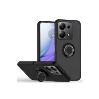 Newface Xiaomi Redmi Note 13 Pro 5G Kılıf Montreal Yüzüklü Silikon Kapak - Siyah