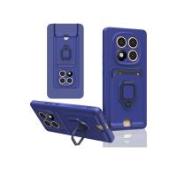 Newface Xiaomi Redmi Note 14 Pro 4G Kılıf Zuma Kartvizitli Yüzüklü Silikon - Lacivert