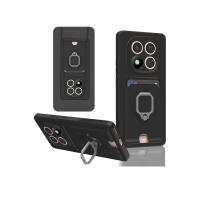 Newface Xiaomi Redmi Note 14 Pro Plus Kılıf Zuma Kartvizitli Yüzüklü Silikon - Siyah