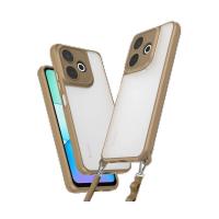 Newface Xiaomi Redmi 13 4G Kılıf Penta Silikon Kılıf - Çöl Titanyum