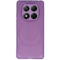 Newface Xiaomi Redmi Note 14 Pro 4G Kılıf Maya Karbon Kapak - Mürdüm