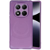 Newface Xiaomi Redmi Note 14 Pro 4G Kılıf Maya Karbon Kapak - Mürdüm