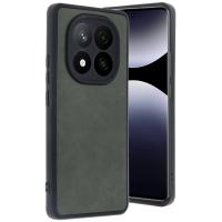 Newface Xiaomi Redmi Note 14 Pro 4G Kılıf Aras Deri Kapak - Koyu Yeşil