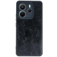 Newface Xiaomi Redmi Note 14 4G Kılıf Aras Deri Kapak - Siyah