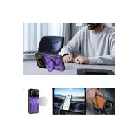 Newface Xiaomi Redmi Note 14 4G Kılıf Joy Lens Standlı Kapak - Siyah