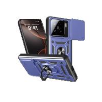 Newface Xiaomi Mi 15 Kılıf Pars Lens Yüzüklü Silikon - Lacivert