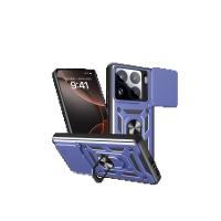 Newface Xiaomi Mi 15 Pro Kılıf Pars Lens Yüzüklü Silikon - Lacivert