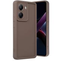 Newface Xiaomi Poco X7 Pro Viera Silikon - Kahverengi