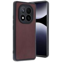 Newface Xiaomi Redmi Note 14 Pro 5G Kılıf Aras Deri Kapak - Bordo