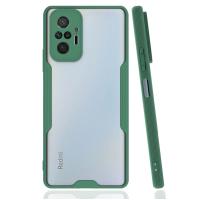 Newface Xiaomi Redmi Note 10 Pro Kılıf Platin Silikon - Yeşil