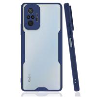 Newface Xiaomi Redmi Note 10 Pro Kılıf Platin Silikon - Lacivert