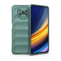 Newface Xiaomi Pocophone X3 Kılıf Optimum Silikon - Koyu Yeşil