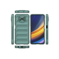 Newface Xiaomi Pocophone X3 Kılıf Optimum Silikon - Koyu Yeşil