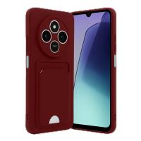 Newface Xiaomi Redmi 14C Kelvin Kartvizitli Silikon - Bordo