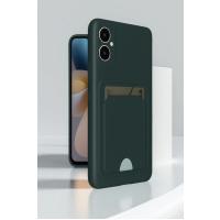 Samsung Galaxy A05 Kelvin Kartvizitli Silikon - Siyah